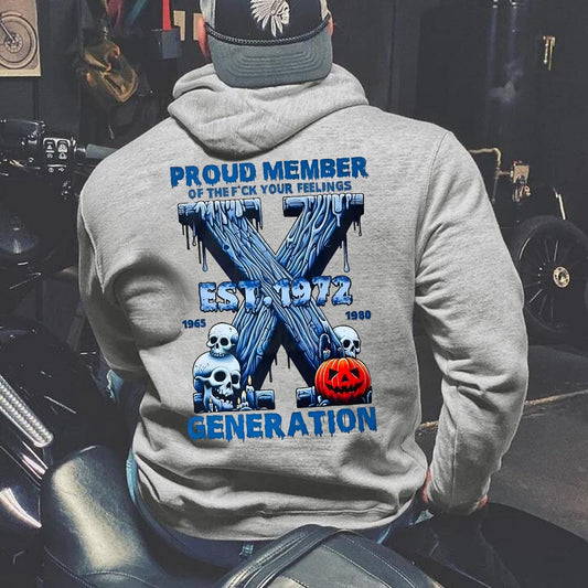 Gen X Halloween Custom EST Sweatshirt/Hoodie/T-shirt/Zipperhoodie