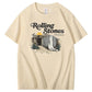 Rolling Stones Since  Ad 33 Pattern Print Crew Neck T-Shirt