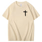 Jesus elsker dig, bror, 100% bomulds t-shirt med mønsterprint