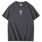 Jesus Is Being Pattern Crew Neck T-Shirt