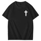 Hard Fonght Hallelujah Jesus Christian Faith Art Pattern Print T-Shirt