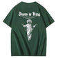 Jesus Is Being Pattern Crew Neck T-Shirt