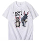 I Don't Give A Rats Ass Mouse & Donkey T-Shirt
