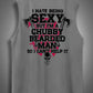 I Hate Being Sexy But I'm A Chubby Bearded Man So I Can't Help It Print Cotton Sleeveless Tank Tops