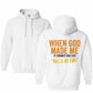 When God Made Me He Grinned And Said This'll Be Fun Pattern Classic Hoodie