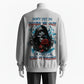 Don’t Try to Know Me Dark Gothic Reaper Sweatshirt