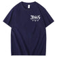 Jesus Forgive Pattern Print 100%Cotton T-Shirt