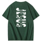 Jesus The Way The Truth The Life  Pattern Print Crew Neck T-Shirt