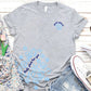 T-shirt med rund hals og "Guds planer for dit mønster"
