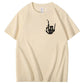 Chill The Fourth Out  Skull Pattern  Print 100%Cotton T-Shirt