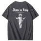 Jesus Is Being Pattern Crew Neck T-Shirt