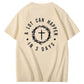 A Lot Can Happen  In 3 Days Pattern Print Crew Neck T-Shirt