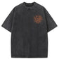 Spooky Island Cartoon Halloween Washed Cotton T-Shirt