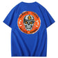 Always Tired  Never Broke Pattern Print 100%Cotton T-Shirt