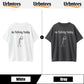 Urbntees No Fishing Today Funny Sad Stick Figure Graphic Pure Cotton T-Shirt