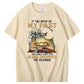 Bring Up My Past  You Should Know That  Pattern Print Crew Neck T-Shirt