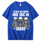 Stuck Between IDK, IDC And IDGAF T-Shirt