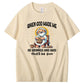 When God Made Me He Grinned And Said This'll  Be Fun Jesus Making Ceramics Pattern  Print 100%Cotton T-Shirt