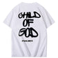 Child Of God Print Crew Neck T-Shirt