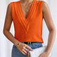 Women V Neck Tank Tops Dressy Casual Summer Loose Fit Sleeveless Shirts Blouse Comfy Womenswear Soft Basic