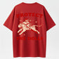 "Protect The Dolls" Vintage Cowgirl & Tiger Graphic T-Shirt - 100% Cotton Heavyweight(Reverse Design)