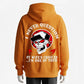 Edgy Skull Graphic Hoodie – 'I Never Question' Bold Design for Unique Street Style