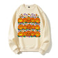 Halloween Pumpkin Graphic Sweatshirt, Cute Spooky Autumn Crewneck, Unisex Fall Pullover