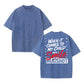 When It Comes To My Child Smile In My Mugshot Vintage Washed Tee