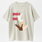 Urbntees Peace Love Dove Hands Unity Organic Cotton Unisex T-Shirt