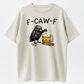 F-Caw-F Funny Crow Drinking Beer Graphic Tee