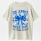 Urbntees In April We Wear Blue Autism Awareness Puzzle Bow Pure Cotton T-Shirt