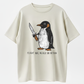 Flight Was Never An Option Shirt, Funny Penguin Knife Tee, Sarcastic Dark Humor Gift