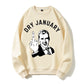 Dry January Funny Middle Finger Humor Organic Cotton Unisex Sweatshirt