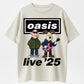 Oasis x Wallace & Gromit Britpop Nostalgic Tour T-Shirt