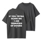 Urbntees Terrified of Boobs Funny Sarcastic Organic Cotton Unisex T-Shirt