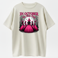 Women's Gothic Witch T-Shirt - Pink & Black Suitable for Halloween Costumes with Witches' Hats & Bats Print, Crew Neck Casual Tee for October Parties, Themed Outfits, Machine Washable Witch Design