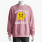 Humorous Therapy Meme Hoodie – 'My Therapist Gave Up' Melting Smileys Design for Sarcastic Personalities