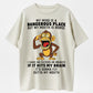 My Mind Is A Dangerous Place But My Mouth Is Worse Funny Monkey T-Shirt