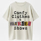 Stay-at-Home Detective True Crime & Cozy Outfit Collage Text T-Shirt