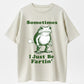 100% Cotton "Sometimes I Just Be Fartin'" Funny Frog Graphic T-Shirt