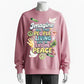 Peaceful Graphic Hoodie – 'Imagine All The People Living In Peace' Design for Positive Vibes