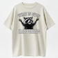 Casual Streetwear T-shirt, Funny Confused Raccoon Graphic, Sarcastic "What Is Even Happening"