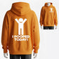 Premium Custom 'I Pooped Today! Hilarious Graphic Hoodie - 100% Cotton