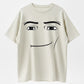 Cute and Funny Face Print Roblox Man Face T-Shirt