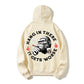 100% Cotton "Hang in There, It Gets Worse" Smoking Ape Hoodie