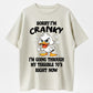 Urbntees Cranky Terrible 70s Duck Funny Organic Cotton Unisex T-Shirt