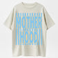 Urbntees Motherhood Bold Striped Retro Organic Cotton Unisex T-Shirt