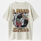 I Need Space Comfort Colors Unisex T-shirt Gothic Alternative Fashion Casual Tees Round Neck Tshirt