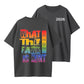 What The F Is Next 2026 Funny Sarcastic Rainbow Graphic T-Shirt