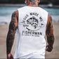 Jesus Made Me A Fisher Mønster Print Vest